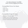 image:imageBOB Gear Duallie Jogging Stroller Infant Car Seats Adapter for Chicco Branded Car SeatsChicco