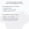 image:imageBOB Gear Duallie Jogging Stroller Infant Car Seats Adapter for Chicco Branded Car SeatsGraco