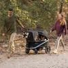 image:imageBOB Gear Renegade Canopy Stroller Wagon with 3 Seats 5Point Harness System AllTerrain Tires and Push and Pull Handle NightfallWith Canopies