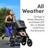 image:imageBOB Gear Revolution Flex 30 Duallie Jogging Stroller  Graphite BlackGraphite Black