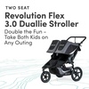 image:imageBOB Gear Revolution Flex 30 Duallie Jogging Stroller  Graphite BlackGraphite Black