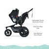 image:imageBOB Gear Revolution Flex 30 Travel System with BSafe Gen2 Infant Car Seat Graphite Black