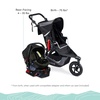 image:imageBOB Gear Revolution Flex 30 Travel System with BSafe Gen2 Infant Car Seat Graphite Black