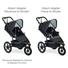 image:imageBOB Gear Single Jogging Stroller Adapter for Peg Perego Infant Car Seats GrayGrey