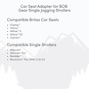image:imageBOB Gear Single Jogging Stroller Adapter for Peg Perego Infant Car Seats GrayGrey