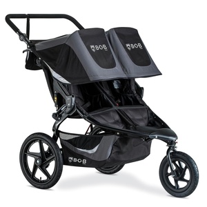 image:imageBOB Gear Revolution Flex 30 Duallie Jogging Stroller  Graphite BlackGraphite Black
