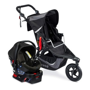 image:imageBOB Gear Revolution Flex 30 Travel System with BSafe Gen2 Infant Car Seat Graphite Black